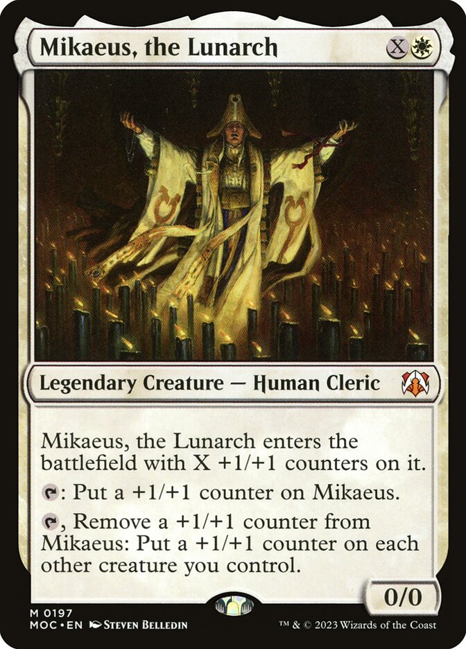 MTG Card Title: Mikaeus, the Lunarch MOC/197