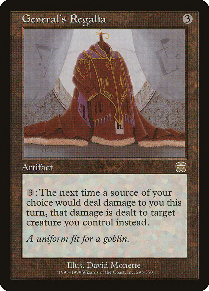 MTG Card Title: General's Regalia MMQ/295