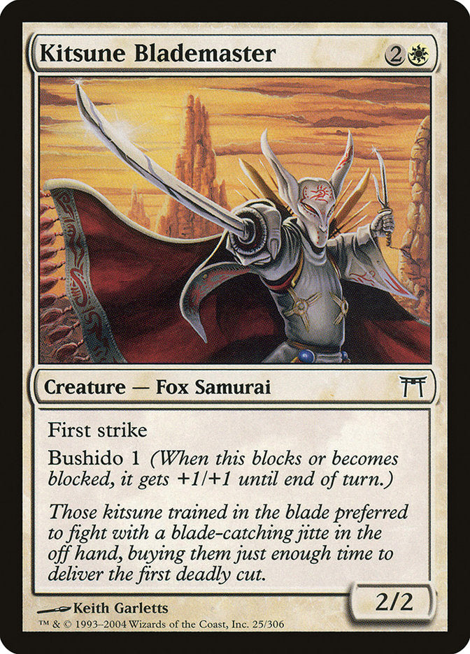 MTG Card Title: Kitsune Blademaster CHK/25