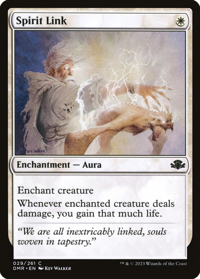 MTG Card Title: Spirit Link DMR/29