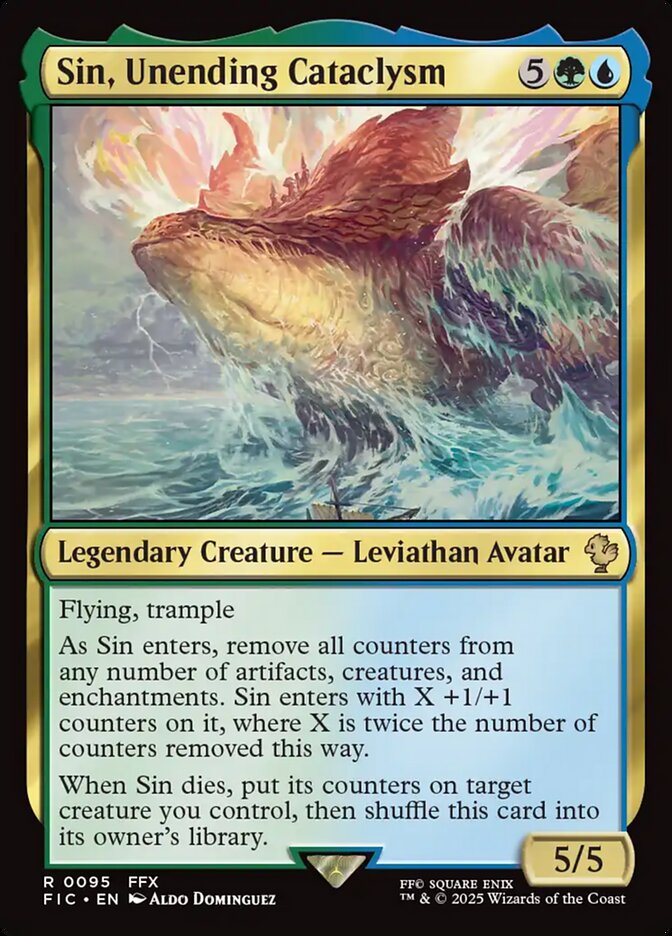 MTG Card Title: Sin, Unending Cataclysm FIC/95