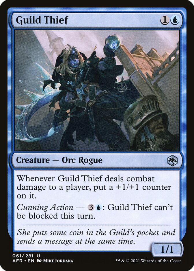 MTG Card Title: Guild Thief AFR/61