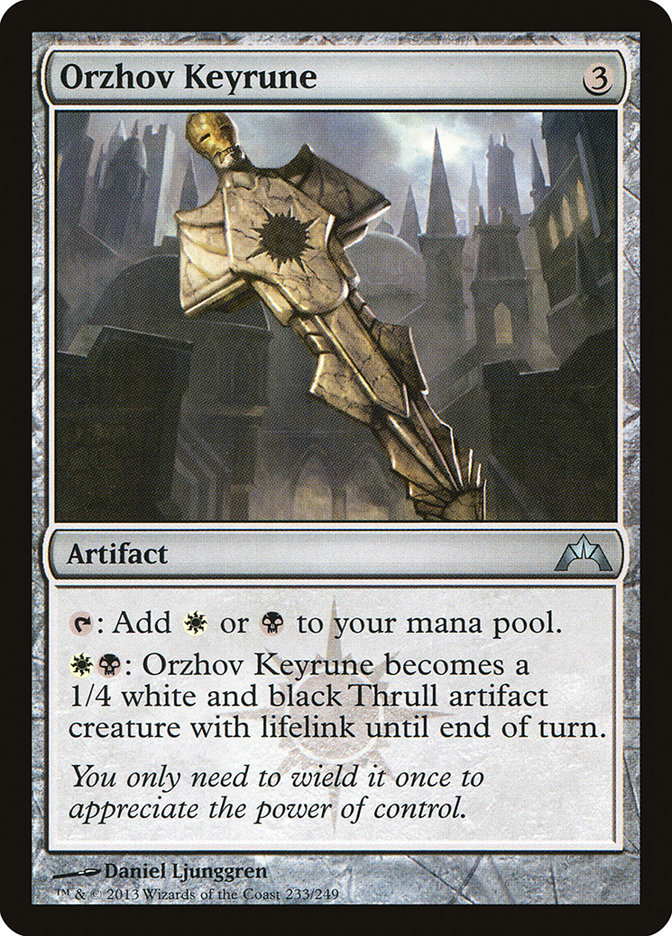 MTG Card Title: Orzhov Keyrune GTC/233