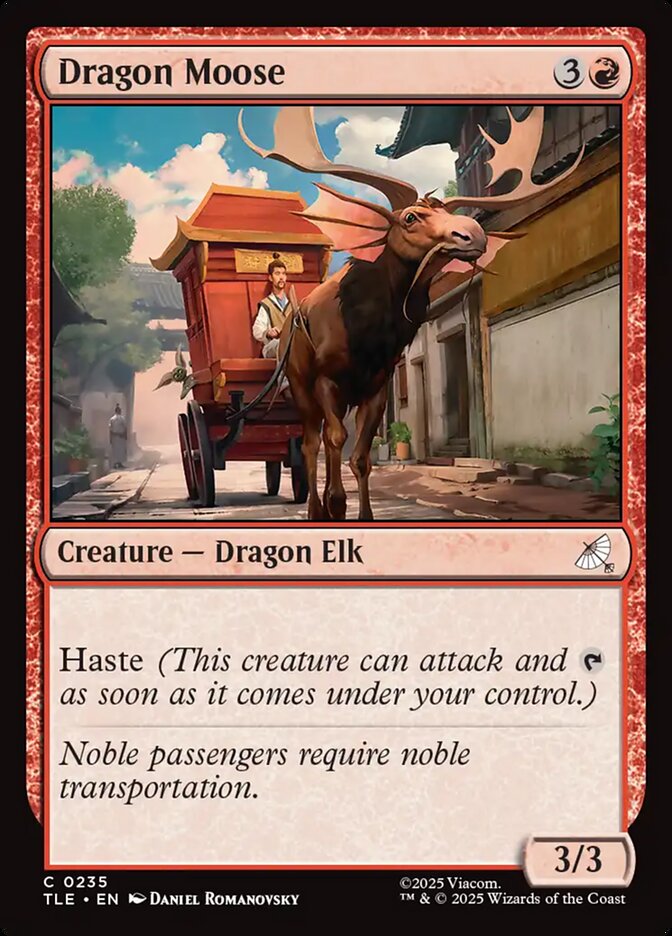 MTG Card Title: Dragon Moose TLE/235
