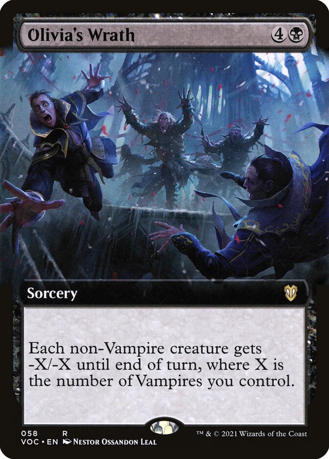 MTG Card Title: Olivia's Wrath VOC/58