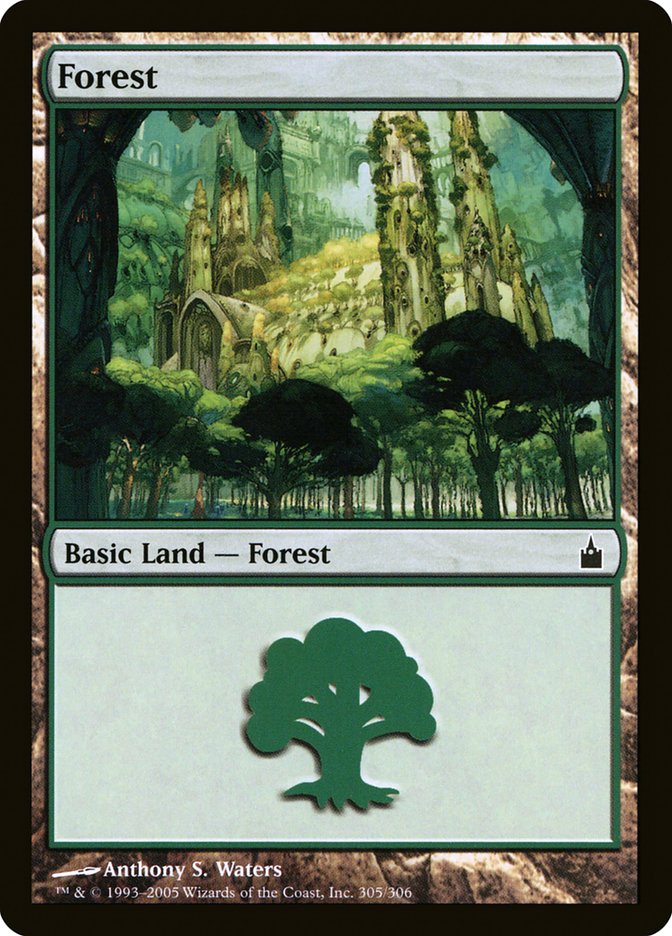 MTG Card Title: Forest RAV/305