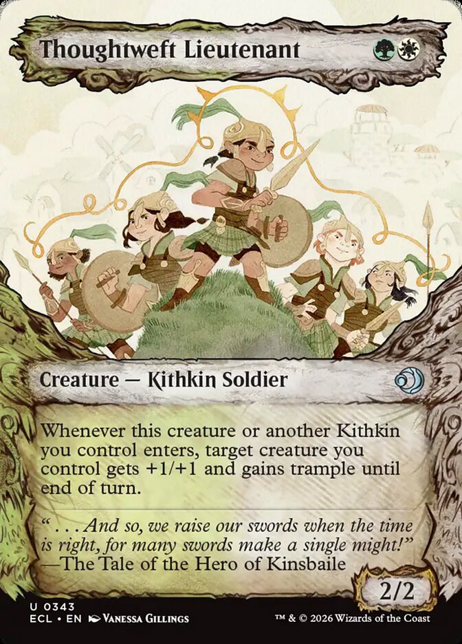 MTG Card Title: Thoughtweft Lieutenant ECL/343
