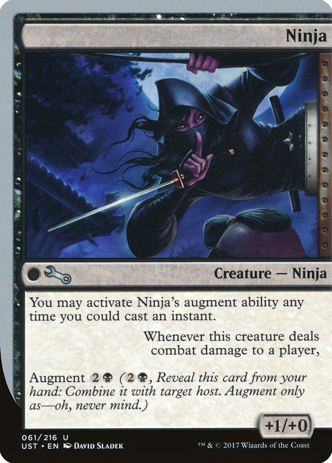 MTG Card Title: Ninja UST/61