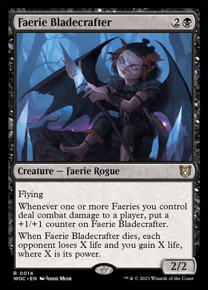 MTG Card Title: Faerie Bladecrafter WOC/14