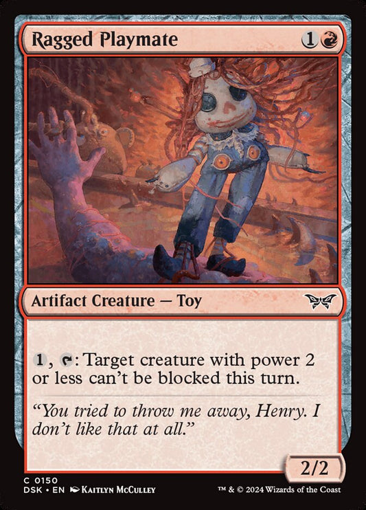 MTG Card Title: Ragged Playmate DSK/150