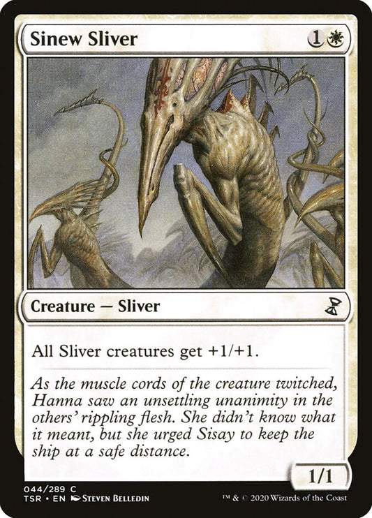 MTG Card Title: Sinew Sliver TSR/44