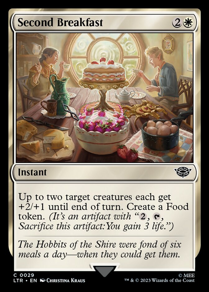 MTG Card Title: Second Breakfast LTR/29