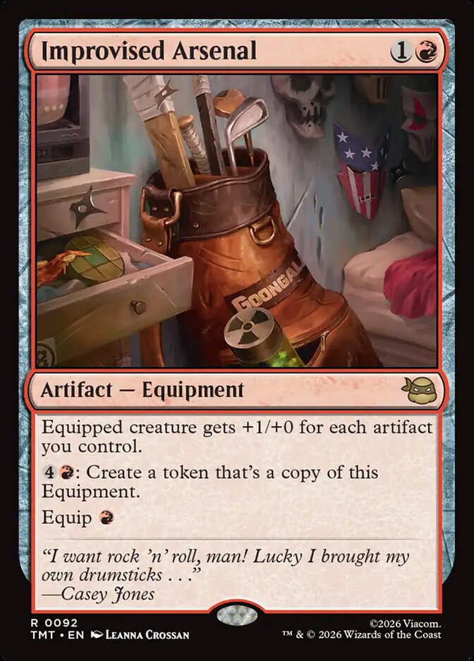 MTG Card Title: Improvised Arsenal TMT/92