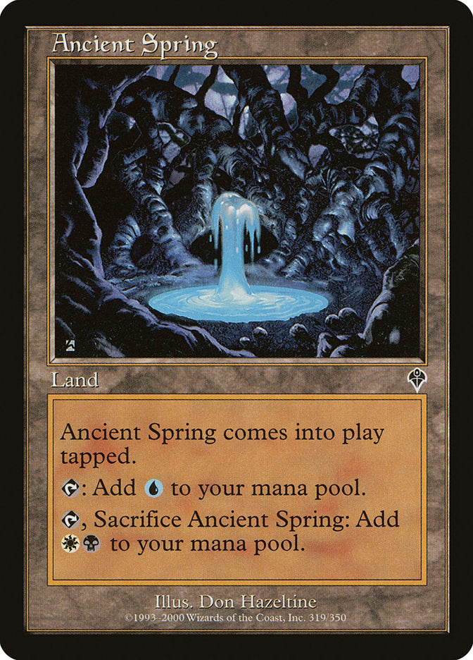 MTG Card Title: Ancient Spring INV/319