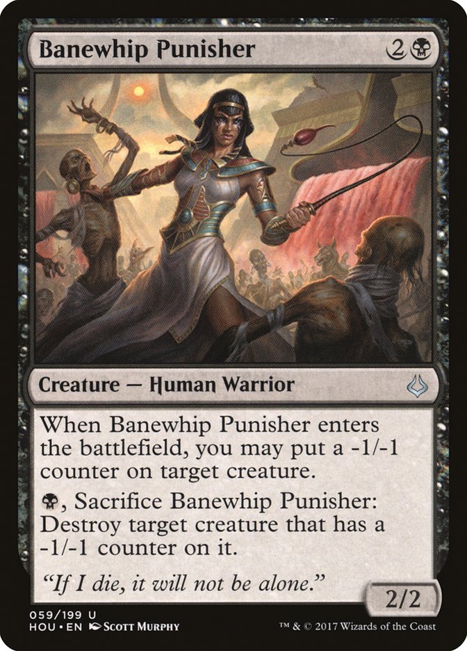 MTG Card Title: Banewhip Punisher HOU/59