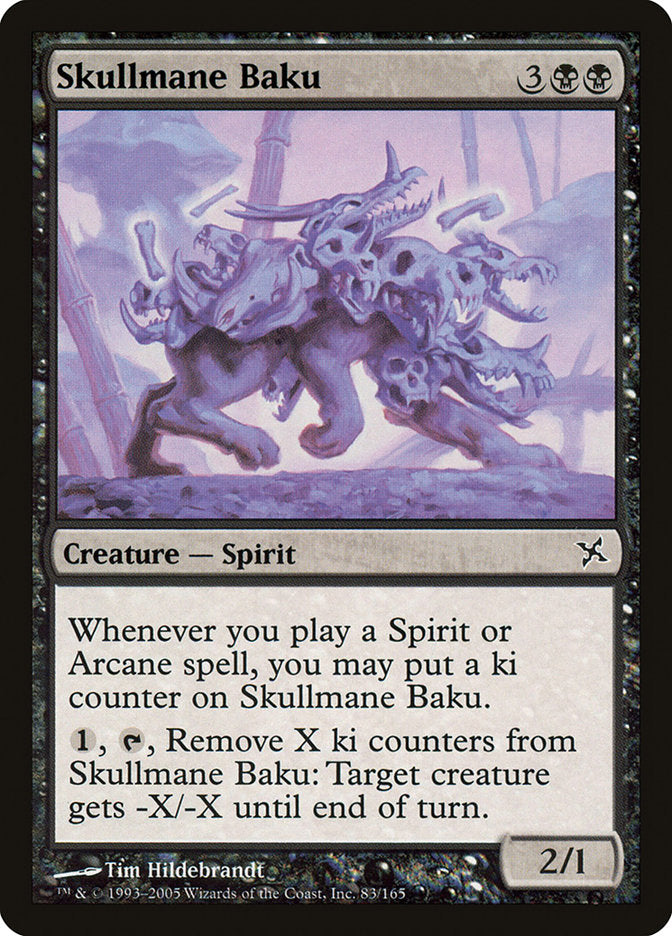MTG Card Title: Skullmane Baku BOK/83