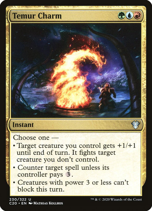 MTG Card Title: Temur Charm C20/230