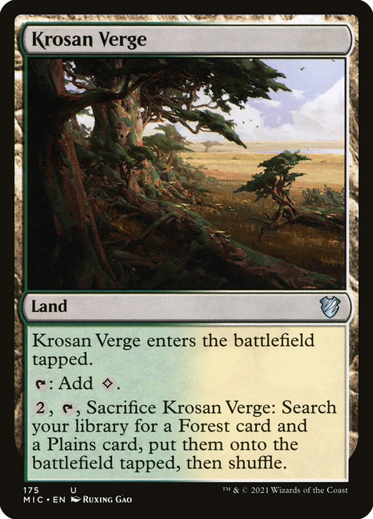 MTG Card Title: Krosan Verge MIC/175