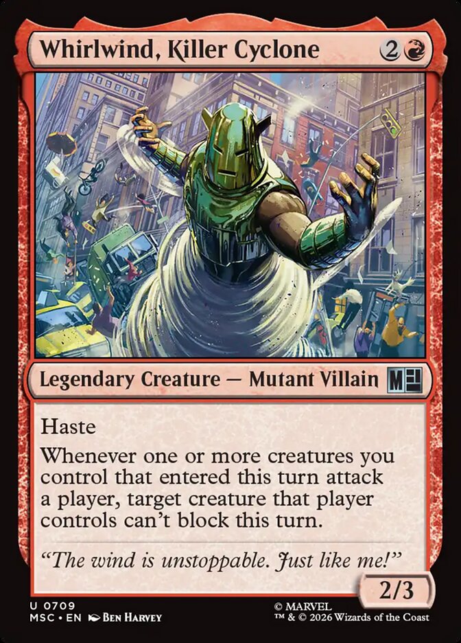 MTG Card Title: Whirlwind, Killer Cyclone MSC/709