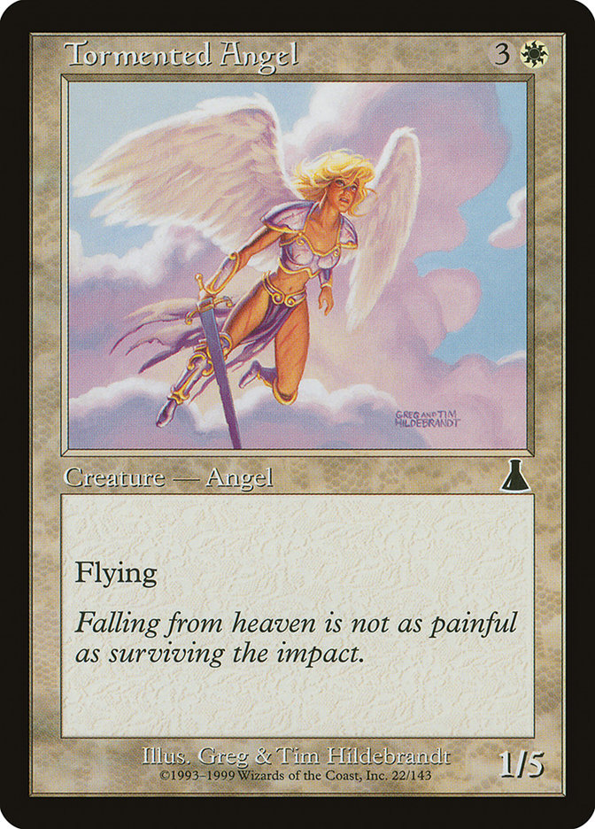 MTG Card Title: Tormented Angel UDS/22