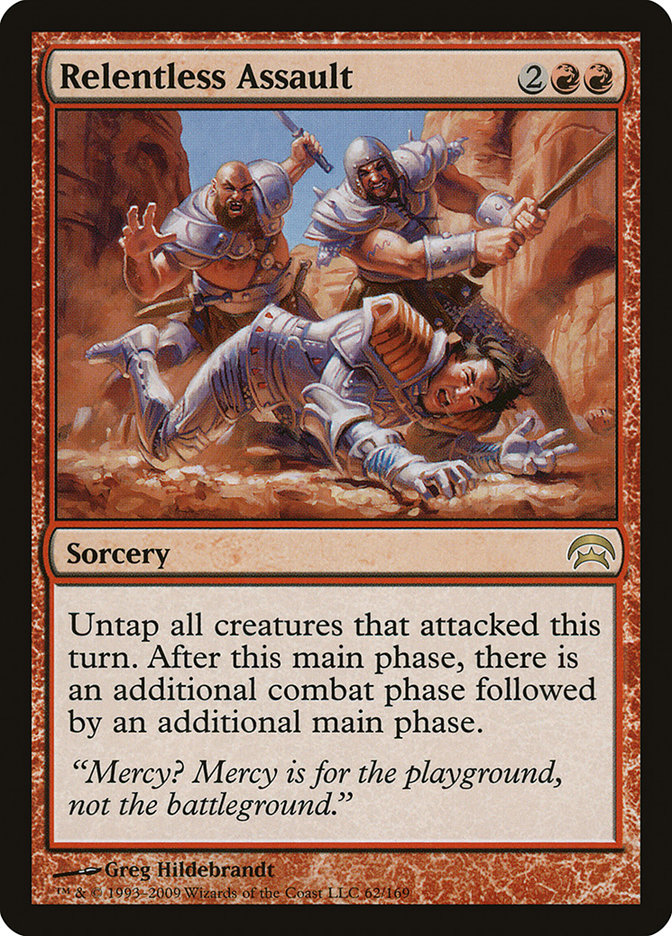 MTG Card Title: Relentless Assault HOP/62