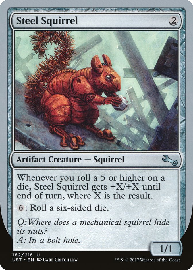 MTG Card Title: Steel Squirrel UST/162