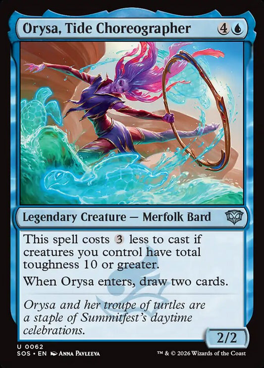 MTG Card Title: Orysa, Tide Choreographer SOS/62