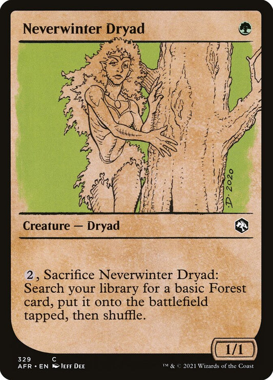 MTG Card Title: Neverwinter Dryad AFR/329