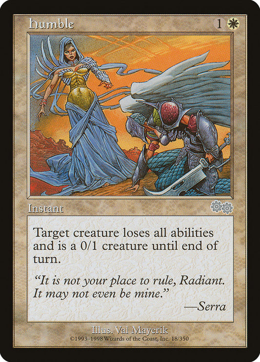 MTG Card Title: Humble USG/18