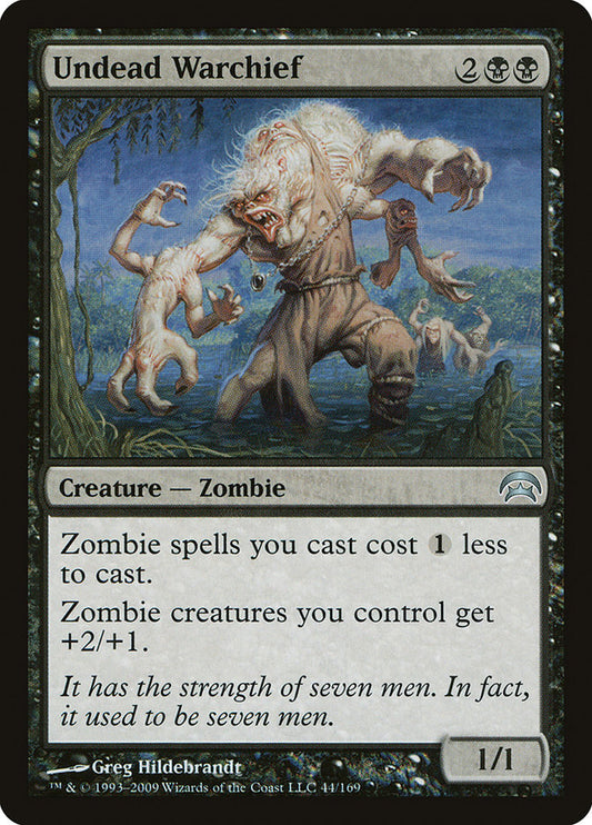 MTG Card Title: Undead Warchief HOP/44