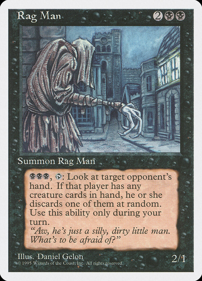 MTG Card Title: Rag Man 4ED/155