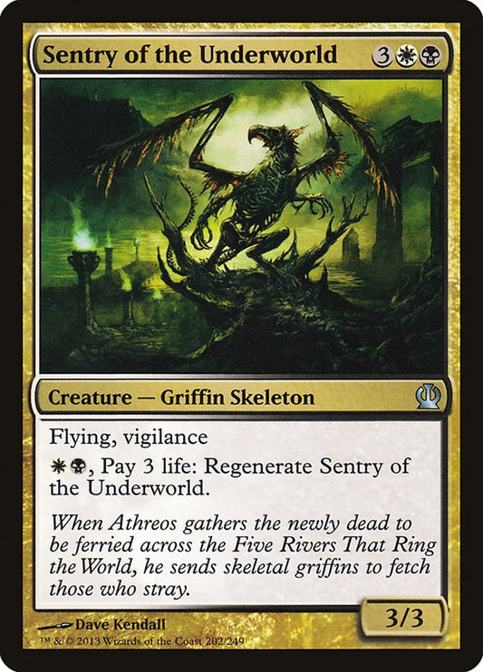 MTG Card Title: Sentry of the Underworld THS/202