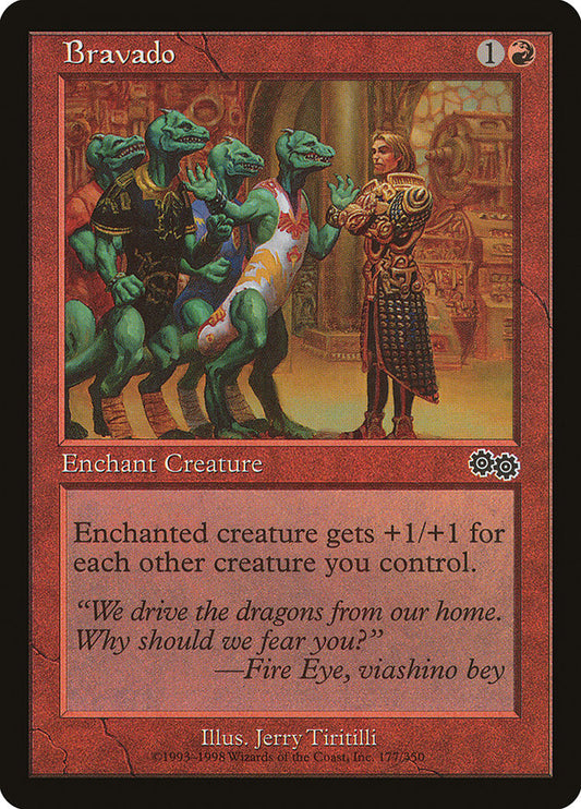 MTG Card Title: Bravado USG/177