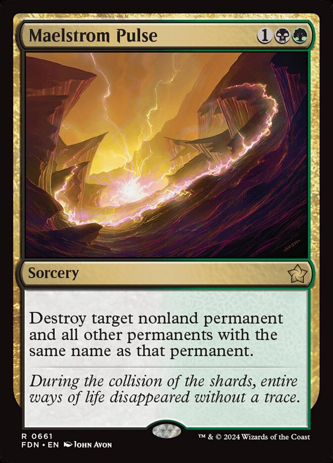 MTG Card Title: Maelstrom Pulse FDN/661