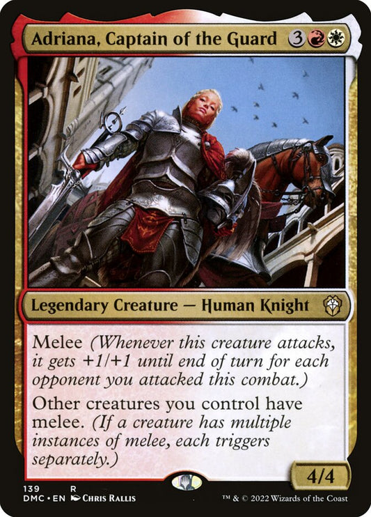 MTG Card Title: Adriana, Captain of the Guard DMC/139