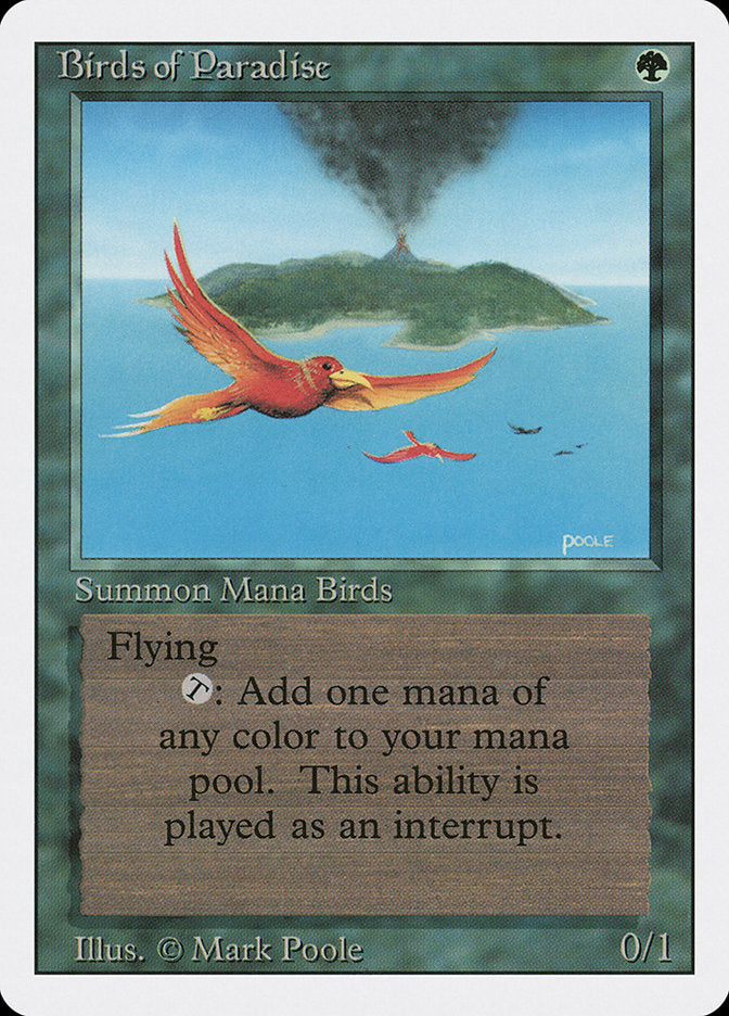MTG Card Title: Birds of Paradise 3ED/187