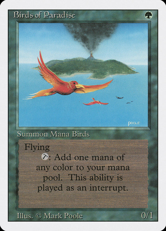 MTG Card Title: Birds of Paradise 3ED/187