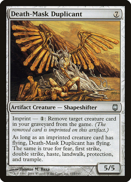 MTG Card Title: Death-Mask Duplicant DST/115