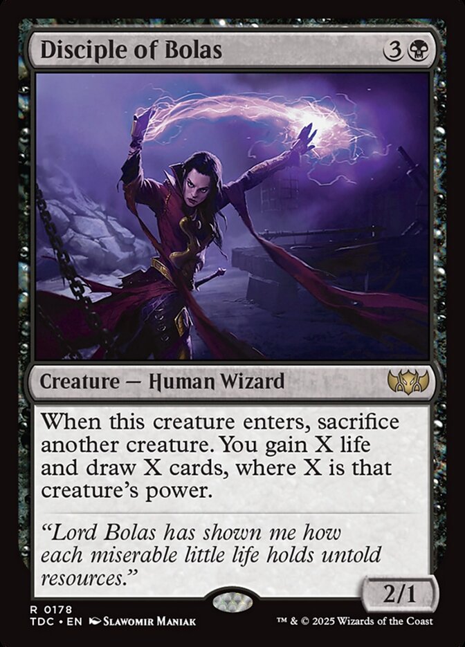 MTG Card Title: Disciple of Bolas TDC/178