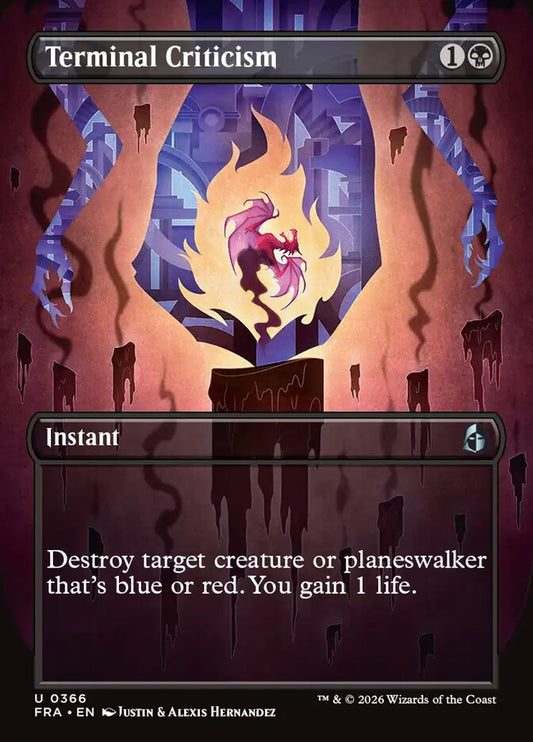 MTG Card Title: Terminal Criticism FRA/366