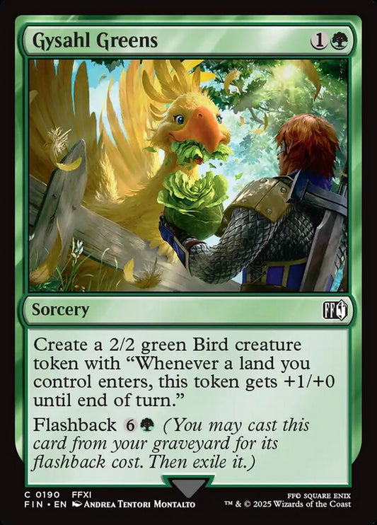 MTG Card Title: Gysahl Greens FIN/190