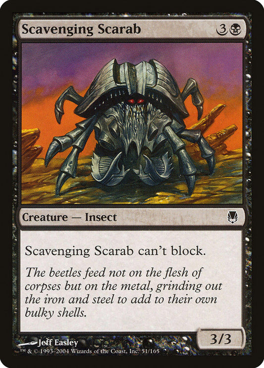 MTG Card Title: Scavenging Scarab DST/51