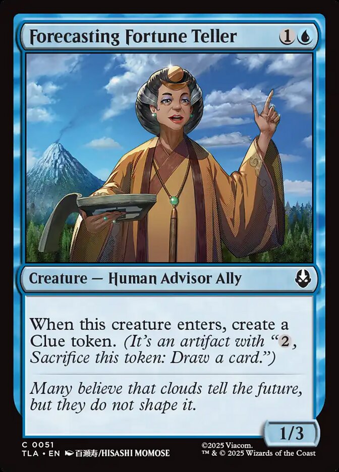 MTG Card Title: Forecasting Fortune Teller TLA/51