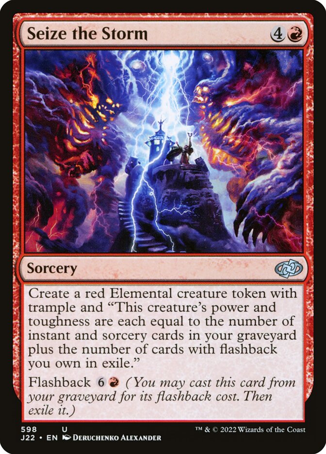 MTG Card Title: Seize the Storm J22/598