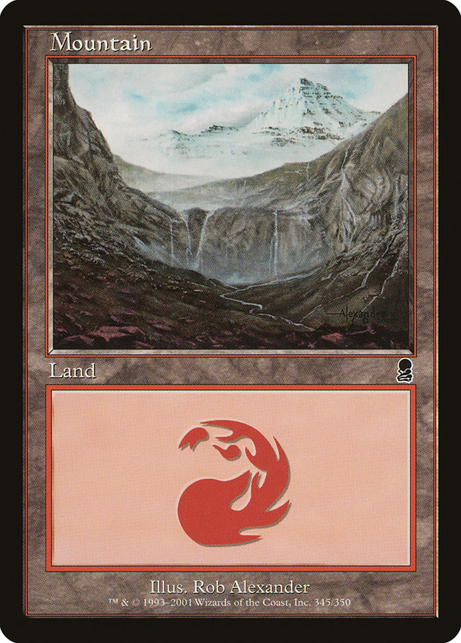 MTG Card Title: Mountain ODY/345