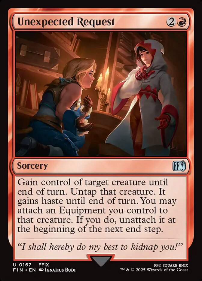 MTG Card Title: Unexpected Request FIN/167