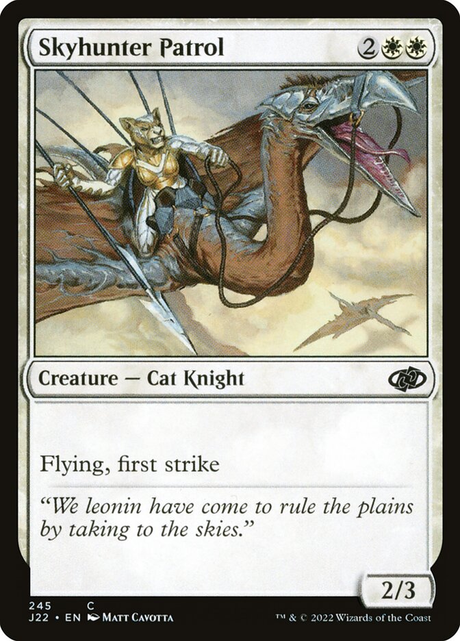 MTG Card Title: Skyhunter Patrol J22/245