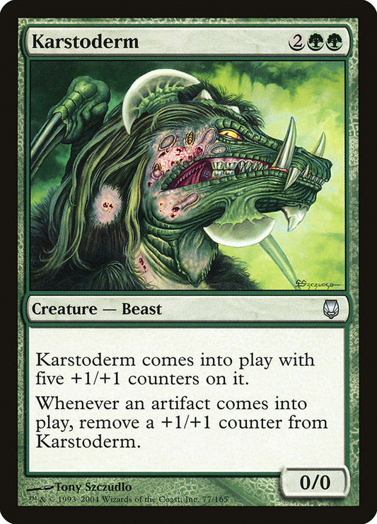 MTG Card Title: Karstoderm DST/77