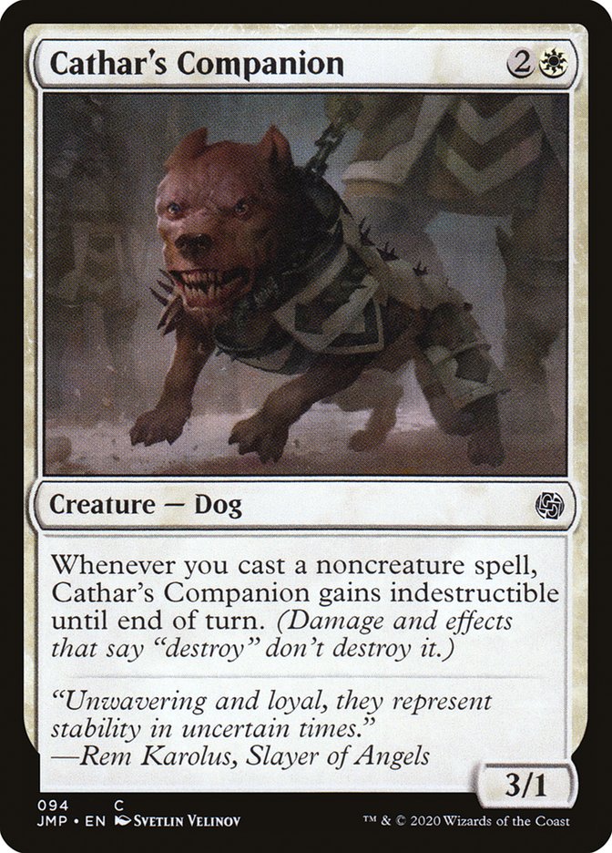 MTG Card Title: Cathar's Companion JMP/94