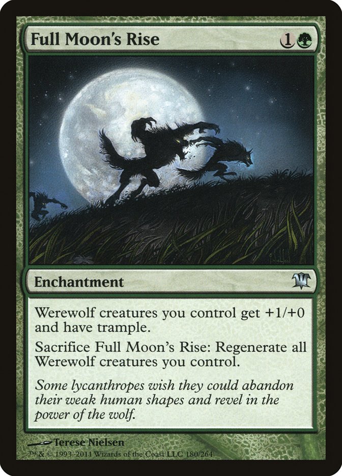 MTG Card Title: Full Moon's Rise ISD/180